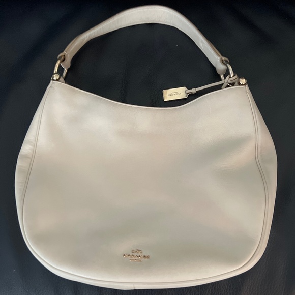 Coach Handbags - Beautiful Off White Coach Shoulder Bag